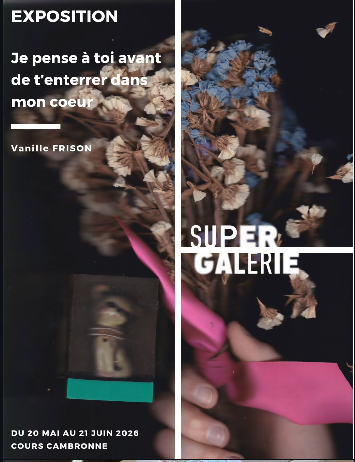 Je pense à toi avant de t'enterrer dans mon cœur