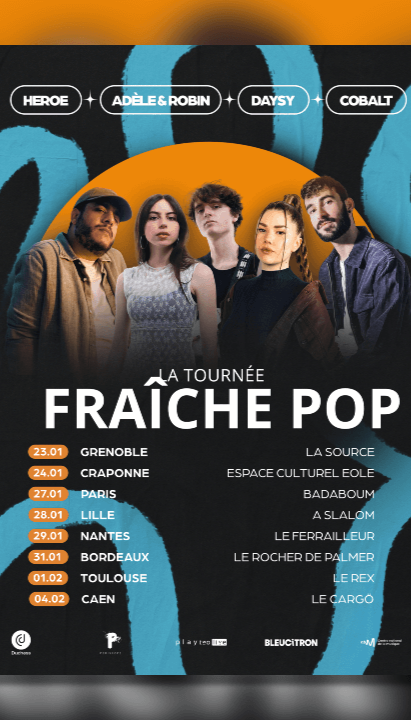 Tournée FRAÎCHE POP