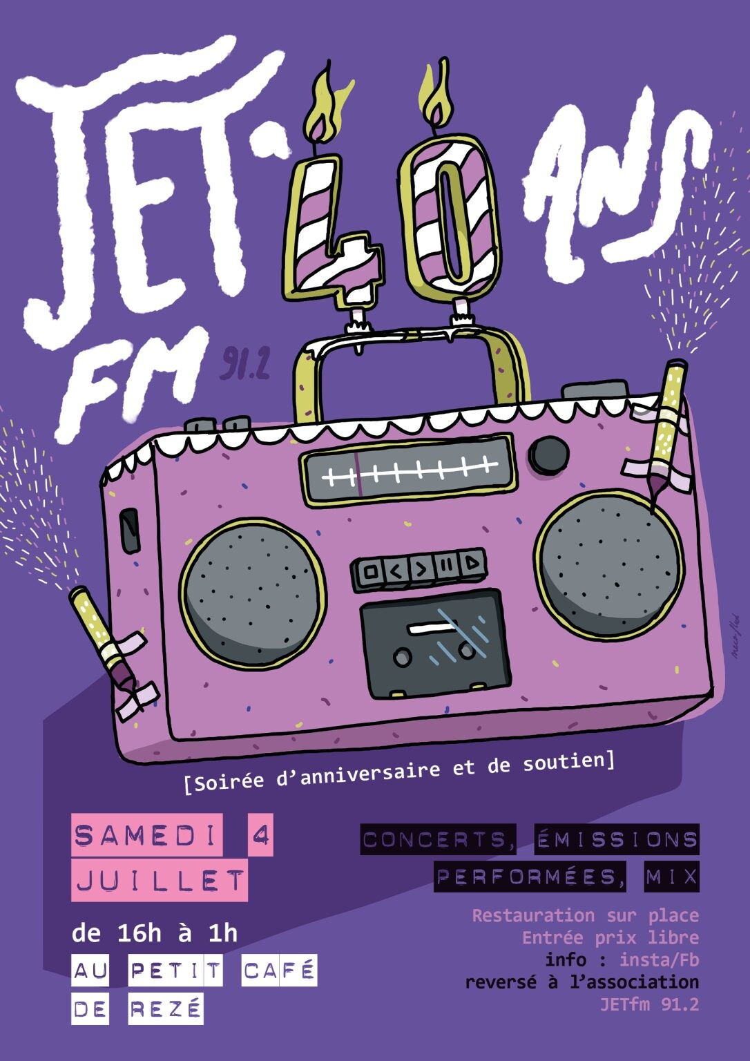 40 ans de JET FM - Soirée d'anniversaire