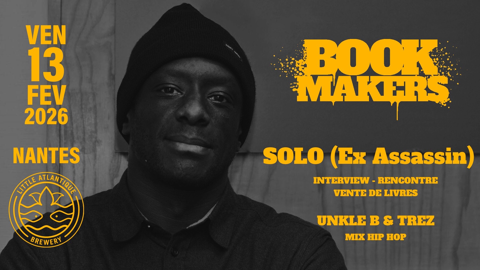 Soirée Book Makers avec Solo