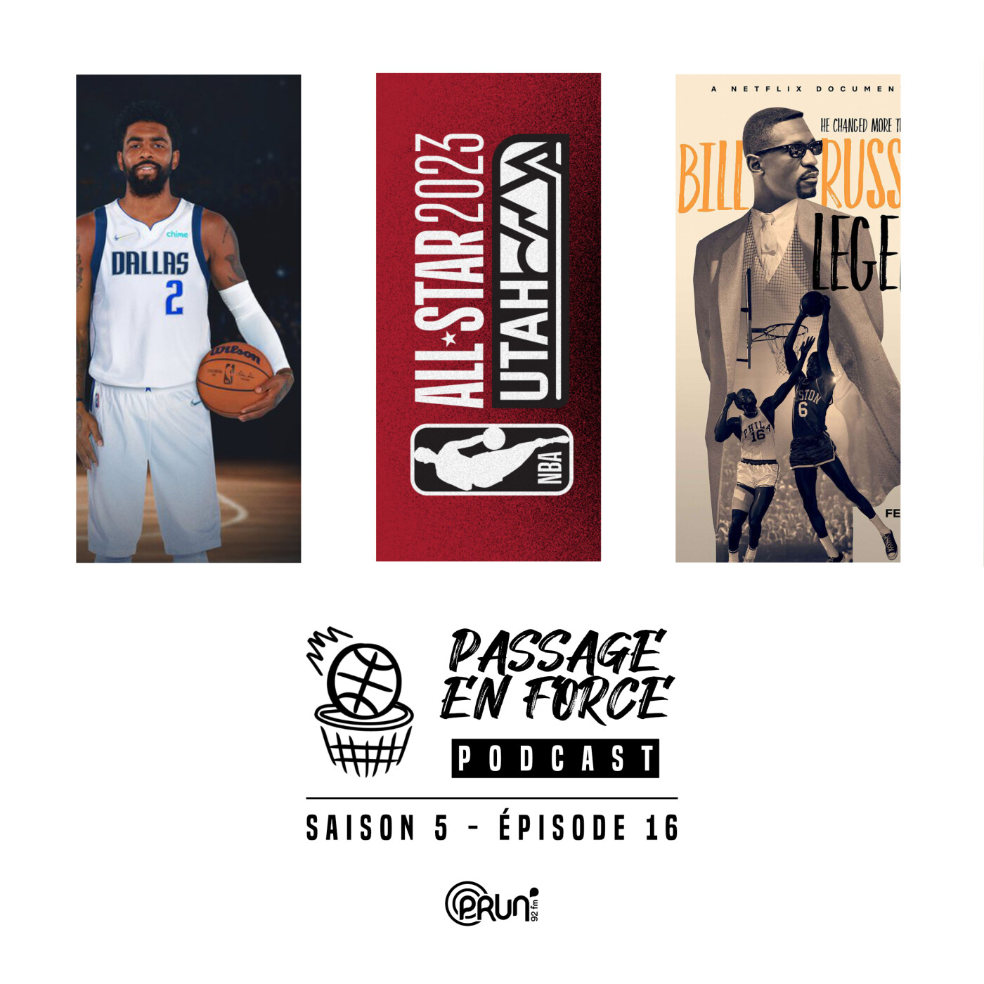 #S5-E16 • Kyrie Irving à Dallas, All-Star Game 2023, un docu sur Bill Russell episode artwork